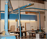 Dust collection system and spot tube