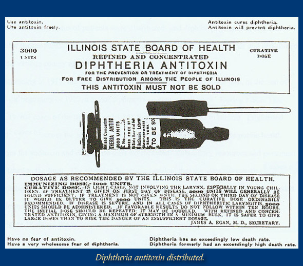Funding for diphtheria antitoxin